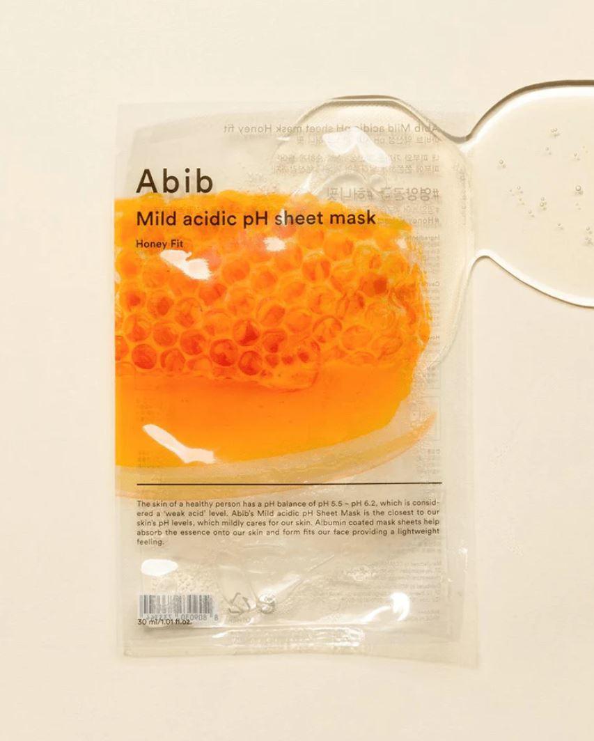 ABIB Mild AcidicpH Sheet Mask - Honey Fit - Social K Beauty