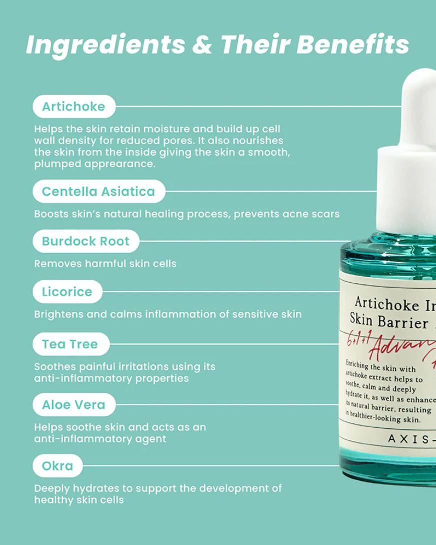 AXIS-Y Artichoke Intensive Skin Barrier Ampoule - Social K Beauty
