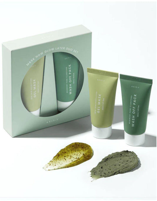 AXIS-Y Mask Now, Glow Later Duo - Social K Beauty
