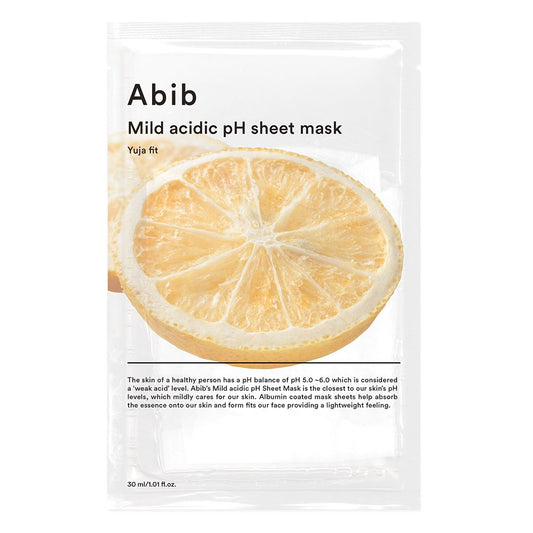 ABIB Mild AcidicpH Sheet Mask -Yuja fit