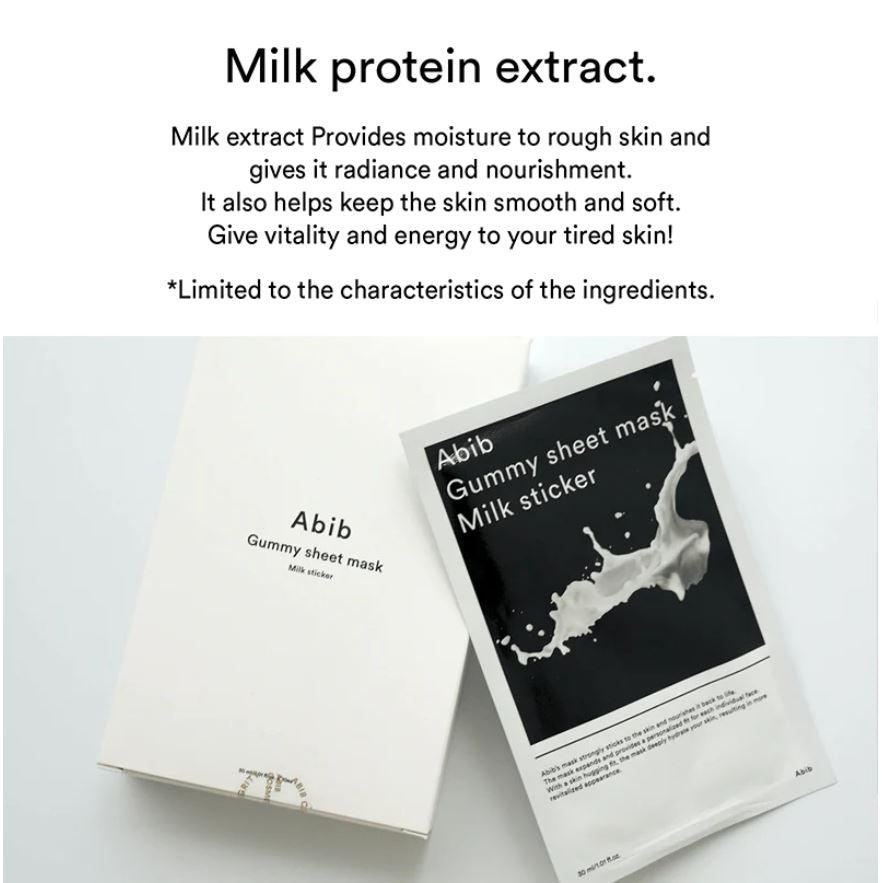 ABIB Gummy Sheet Mask - Milk Sticker - Social K Beauty