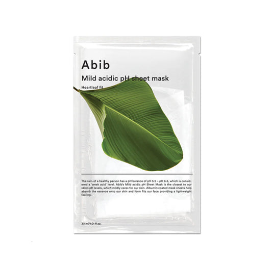 ABIB Mild AcidicpH Sheet Mask -Heartleaf fit
