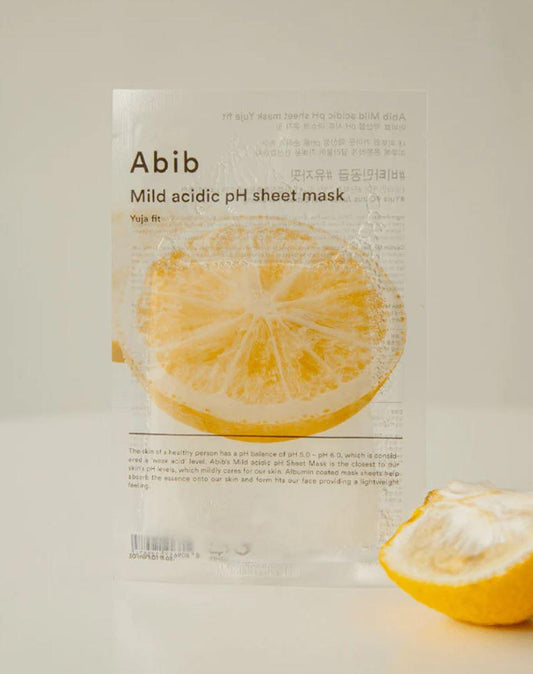ABIB Mild AcidicpH Sheet Mask -Yuja fit - Social K Beauty