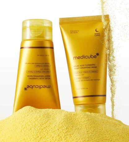 MEDICUBE Kojic Acid Turmeric Overnight Wrapping Mask