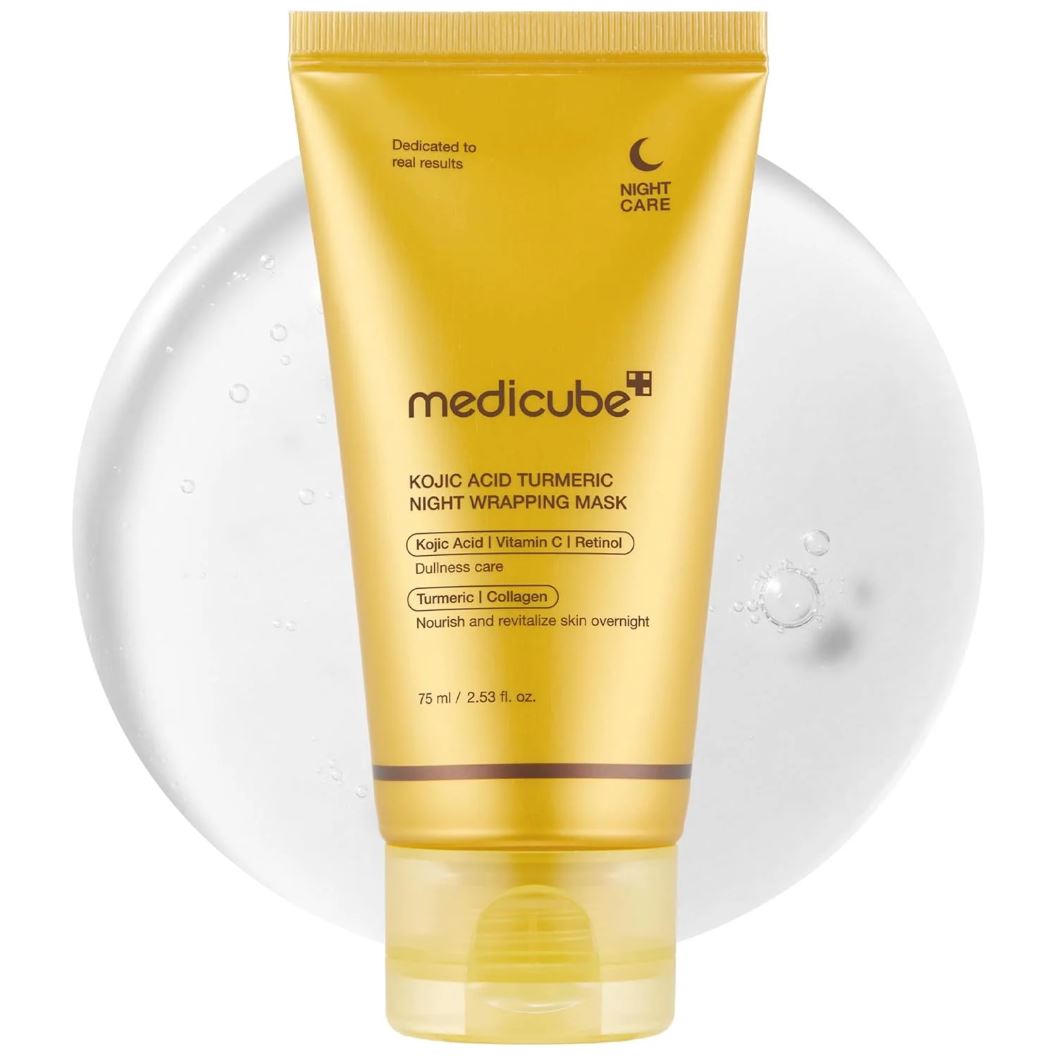MEDICUBE Kojic Acid Turmeric Overnight Wrapping Mask