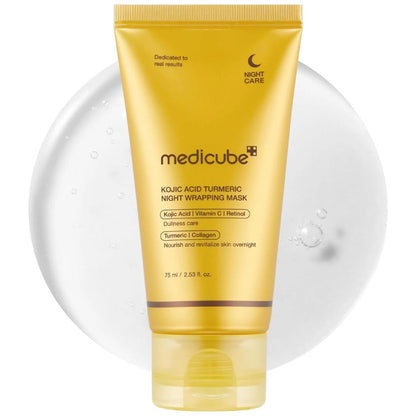 MEDICUBE Kojic Acid Turmeric Overnight Wrapping Mask
