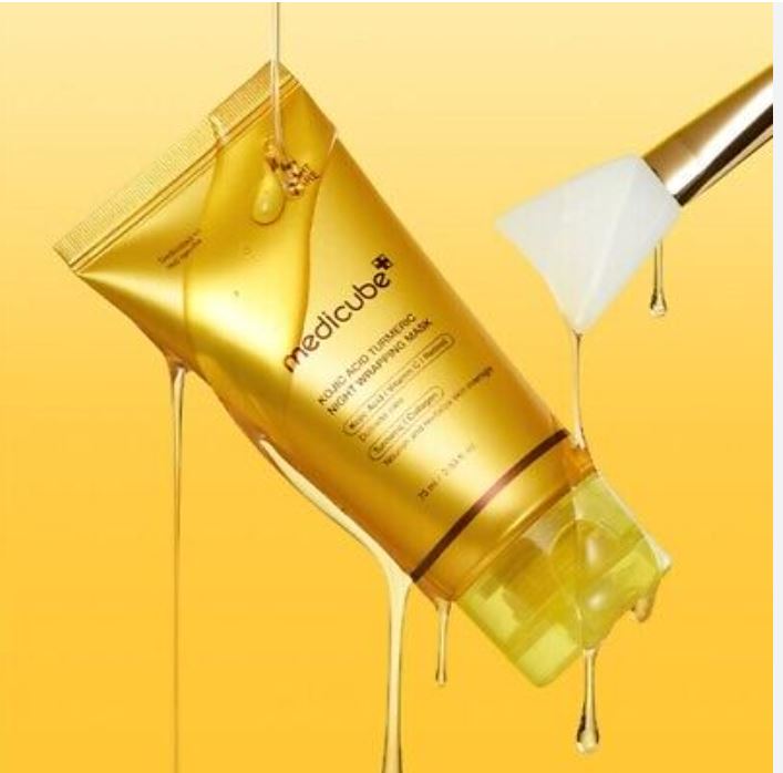 MEDICUBE Kojic Acid Turmeric Overnight Wrapping Mask